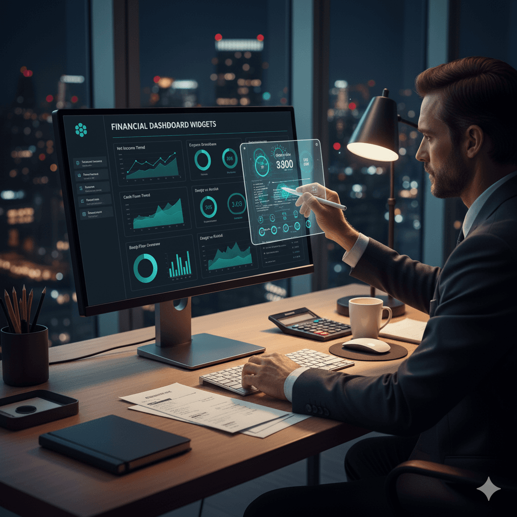 Financial Dashboard Widgets